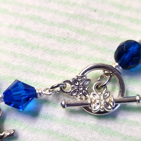 Blue Rosary Bracelet! - Picture 3 of 3